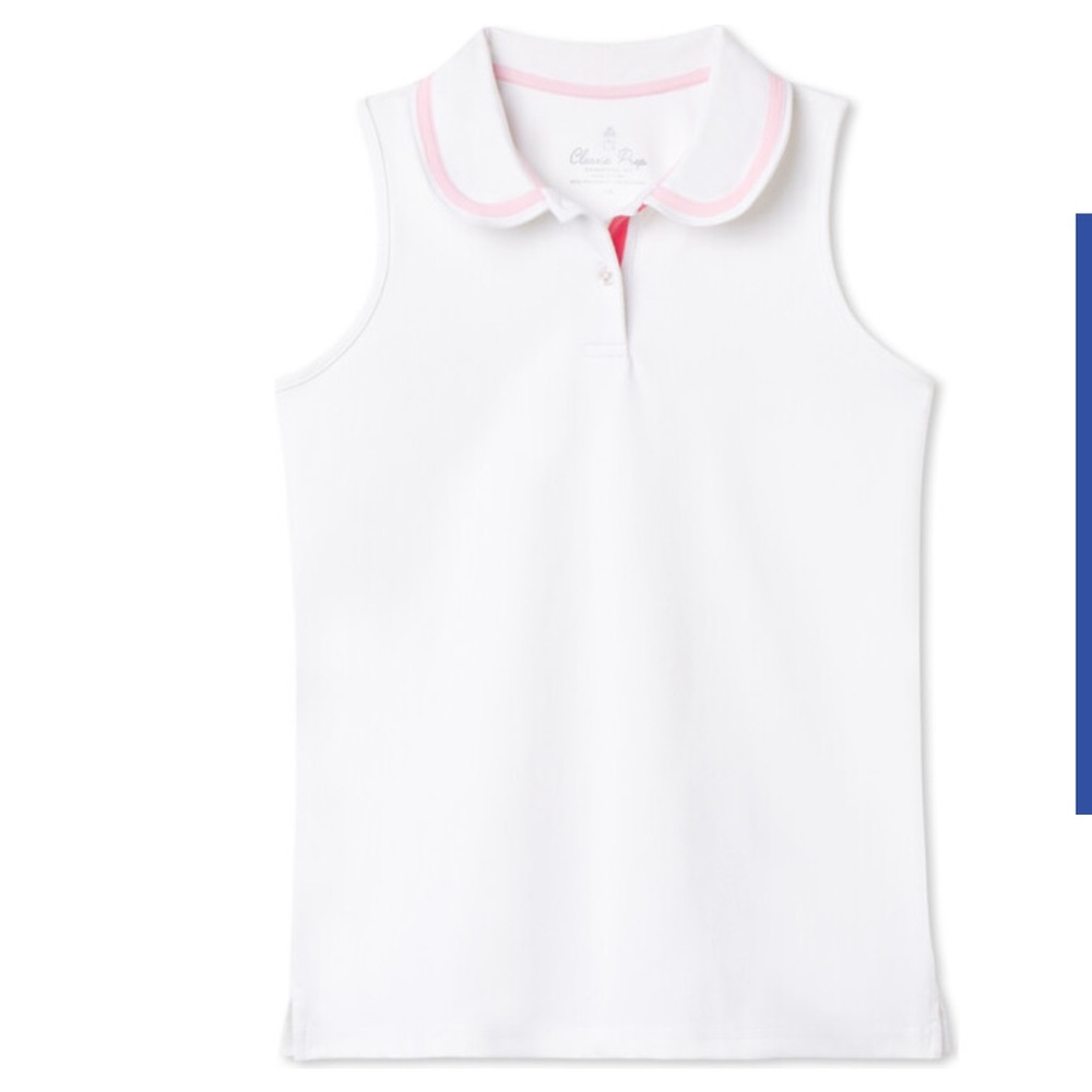 Classic Prep Women’s Adair Tennis Performance Sherbet Sleeve Polo Shirt